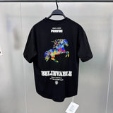 Skatercore Chrome logo – Summer Short Sleeved T Shirt Three Dimensional Embroidery Am