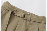 fashion cargo pants adjustable belts waist with side pockets joggers streetwear pant unisex casual loose straight baggy trousers unique joggers style 376
