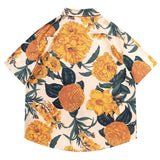 Men Retro Printed Shirts Hawaiian Beach Summer Tops Casual Loose Streetwear Fashion Trendy Short Sleeve Shirts Unisex