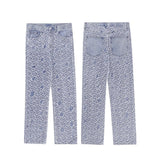 2023 cool design ripped hole mesh gothic blue baggy men jeans pants new fashion straight hip hop denim trousers pantalon homme unique jeans style 5147