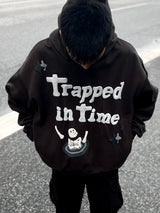 grunge pullover streetwear, modern knitwear, cozy fashion fit, stylish street outfit, modern aesthetic appeal