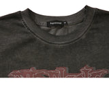 Gothic Vintage t-shirt – Hip Hop Streetwear T Shirt Dark Style Evil Eye Printed Haraj