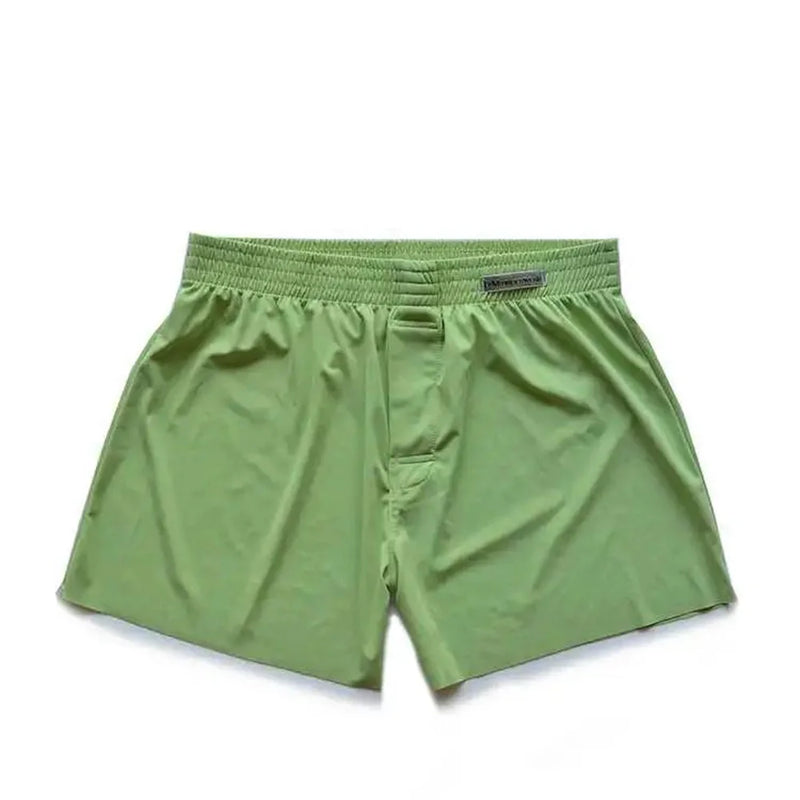 Mens Underwear Quick-Drying Sexy Pajamas Silky Comfortable Diy Casual Simple Solid Color Casual Home Boxer Shorts Men'S Clothing