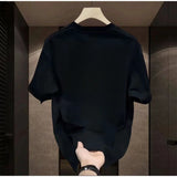 Y2k Crying angel – Summer Mens Cotton T Shirt American Oversized Loose White Pr