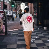 Trapwear Shirt – Spring Summer Cotton Vintage Short Sleeve Saint Top Tee – Urban Streetwear for Men & Women