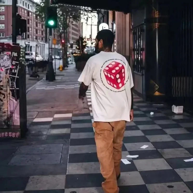 Y2K Graphic Tee – 2024 High Quality Saint Letter Print Casual Short Sleeve Men – Urban Streetwear for Men & Women