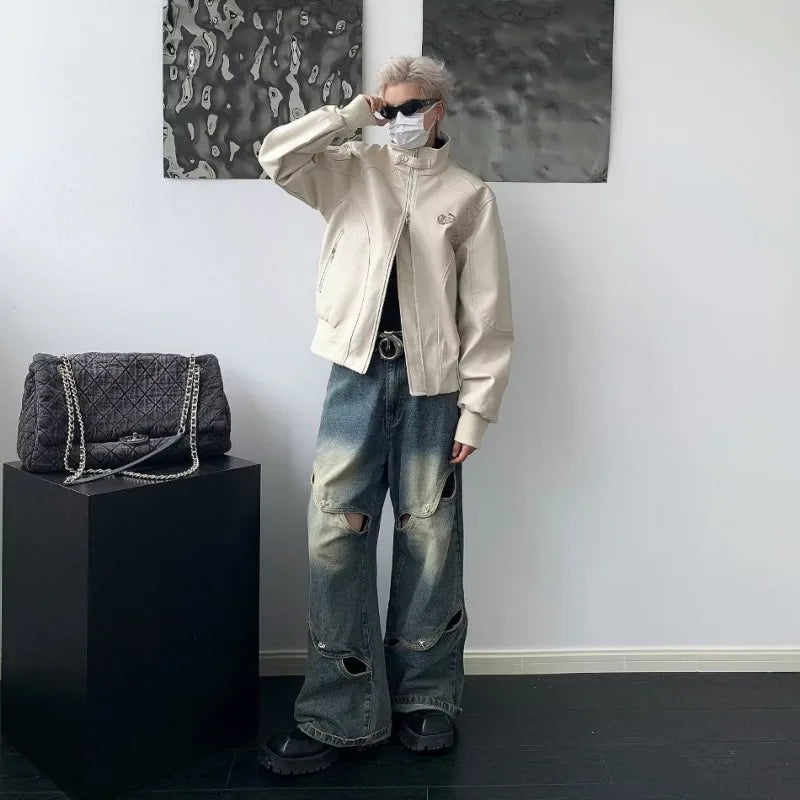 panelled street outerwear, high-street style, daily look