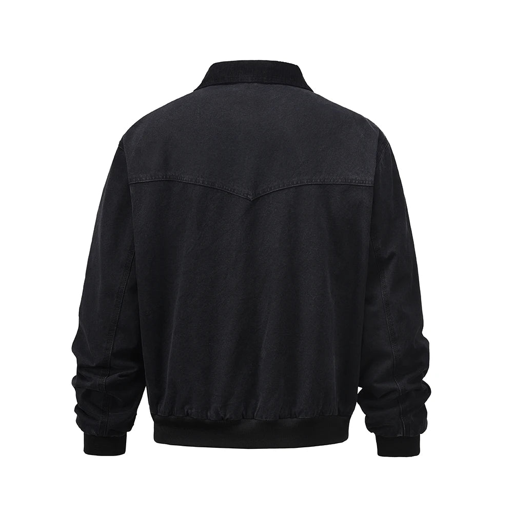 Bomber parka graffiti high fashion oversized fleece