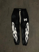 2024 y2k long sleeved zippered printed pullover hoodie hoodie and pants two piece streetwear trendy outfit dark vintage outfit unique default style 2243