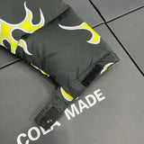 New 2023 Men Blue Tyler The Creator Wolf Fire Flame Puffers Coats & Jackets / Down Coats Vest Cotton Thicken Warm Winter #C32