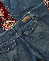 american y2k new fashion trend flare jeans women street casual loose low waist slim wide leg pants harajuku joker punk jeans unique jeans style 2811