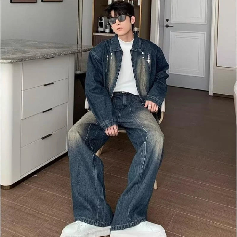 leather varsity jacket, cold weather layer, hip hop