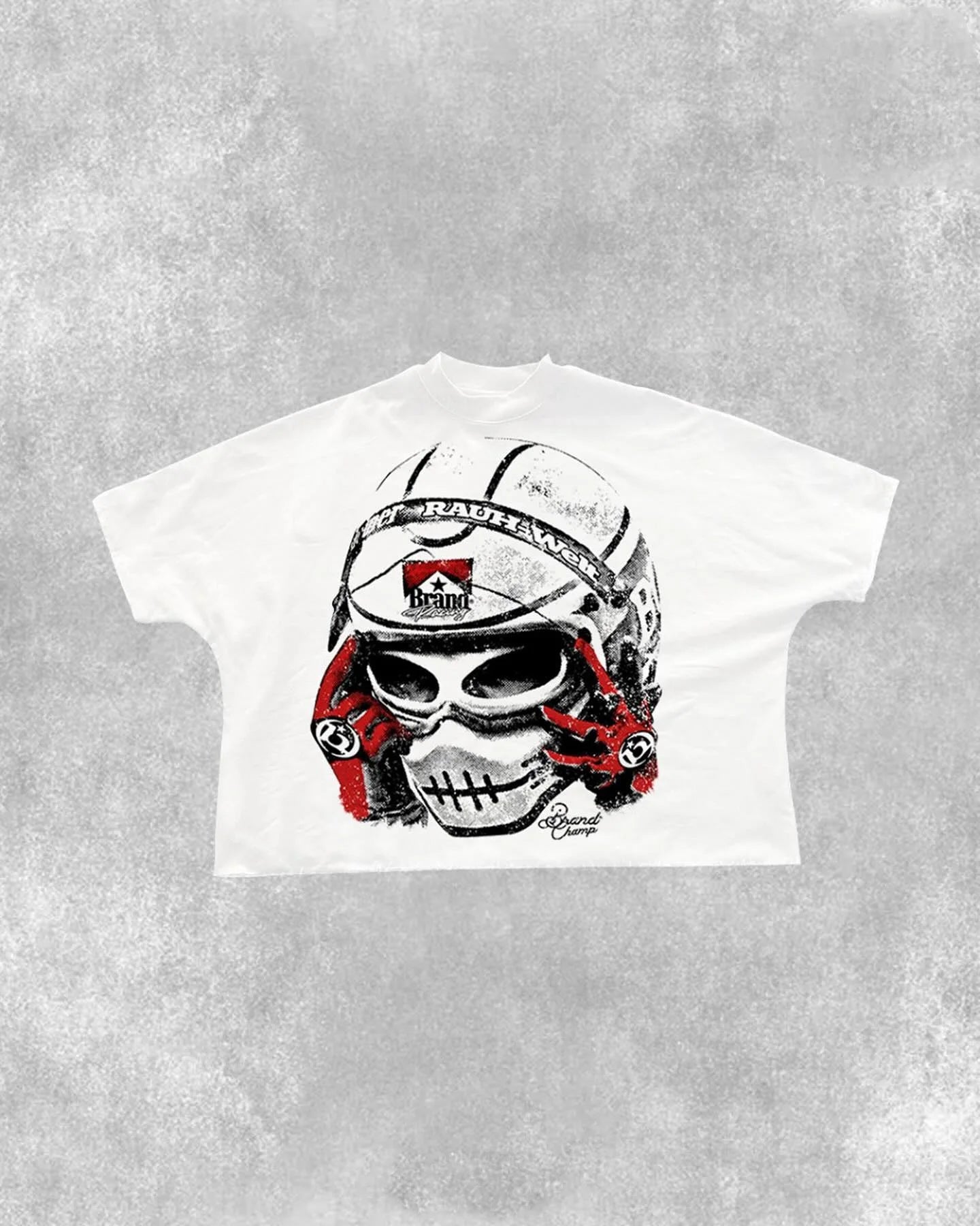 pastel anime streetwear tee with glitch overlay and comic shapes