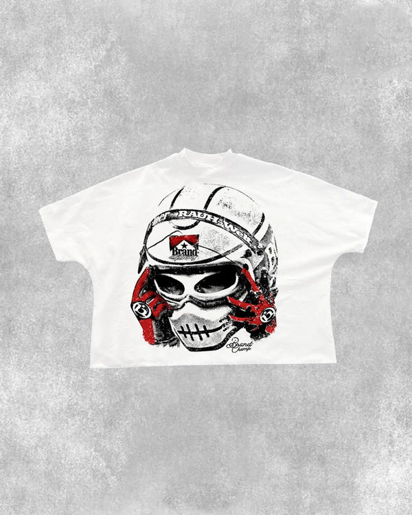 pastel anime streetwear tee with glitch overlay and comic shapes