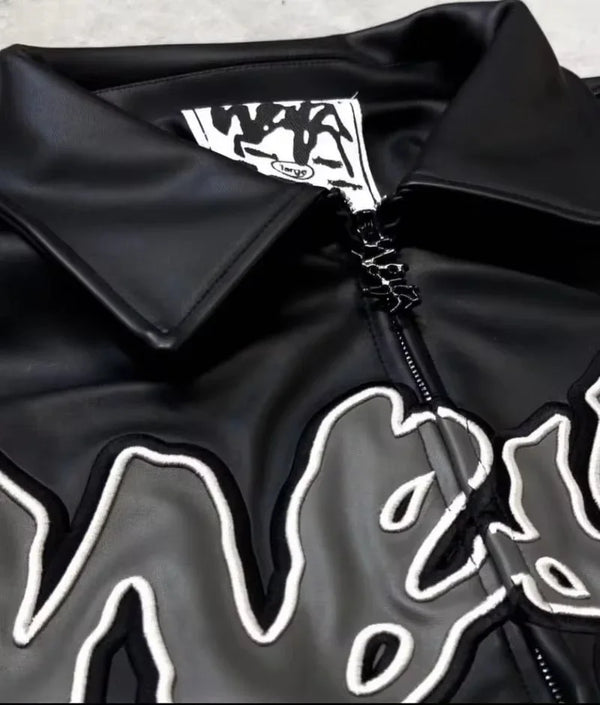 Bold Graphic Bomber Streetwear Photo-Ready Jacket