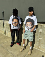 harajuku summer casual graphic t shirts men cartoon big head streetwear oversized y2k tops gothic clothes goth women clothing minimalist street pants