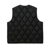 hip hop loose jacket vest unisex casual cotton padded vests mens harajuku streetwear printed sleveless warm reversible coat n - variant style 9c69b8 for streetwear fashion