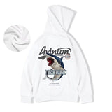 Y2K Streetwear Anime Shark Printed Hoodies For Men Autumn Oversized