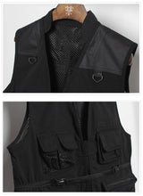 menswear fashion piece featuring hip hop loose vest sportswear men casual cargo waistcoat with pockets military jacket coat streetwear tactical vests sweatshirts design – premium quality jacket for men