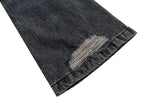 streetwear black washed ripped baggy flare jeans pants for men and women straight ropa hombre loose casual denim trousers unique jeans style 4297