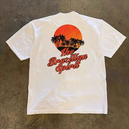 Sadcore Chrome logo – Korean Niche Retro High Street Fashion Brand Sunset Coconut