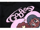 Harajuku Crying angel – Aolamegs Hip Hop T Shirt Men Cartoon Couple Print Streetwear