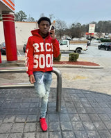 European And American Fashion Zipper Sweatshirt Men Y2K Trendy Letter