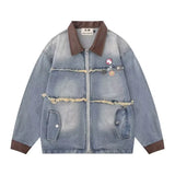 grunge street bomber, modern fit for men, oversized fit