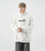 Layered Streetwear Knit Top – Winter Letter Embroidered Baggy Hoodies For Men Y2K Vintage Streetwear Hooded Sweatshirt Hip Hop Fashion Fleece Pullover Hoody | Zip Knit Drop #208