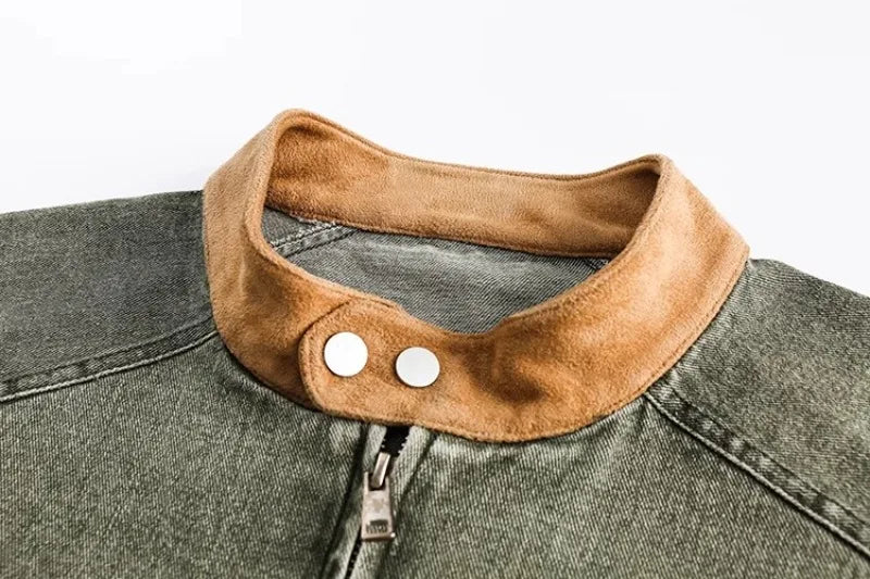 minimalist streetwear jacket, bold fashion piece, aesthetic