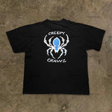 Skatercore Oversized shirt – 2023 American Streetwear Goth Punk Letter Print Oversized T