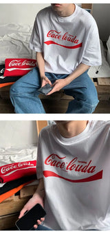Vaporwave Tribal flame – Korean Summer Fashion Brand Printed Short Sleeved T Shirt Me