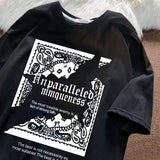 Glitchcore Graphic tee – Hong Kong Style Pure Cotton Short Sleeved T Shirt Mens Summe