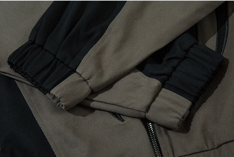 spider embroidery hooded jacket and coat men fashion hip hop full zipper hoodies loose outerwear casual streetwear baggy jack - variant style 687540 for streetwear fashion