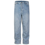 hi street blue jeans men loose wide leg denim pants vintage harajuku streetwear jeans trousers for male unique jeans style 1164