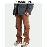 hip hip pants mens cargo harem pant streetwear side pockets harajuku joggers unisex baggy hosen loose straight cotton trousers relaxed fit joggers