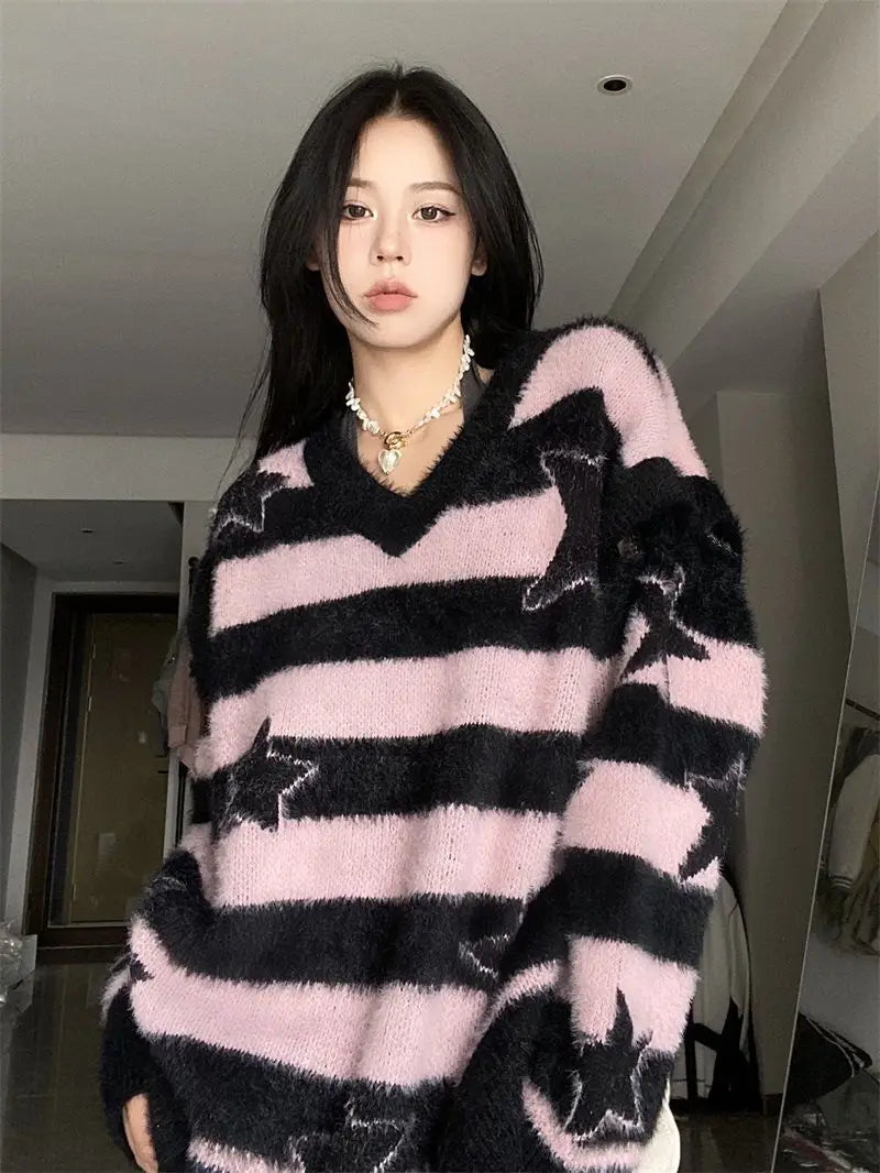 y2k fire graphic sweater, edgy streetwear for bold fashion-forward winter outfits, mens fashion layer for modern streetwear c