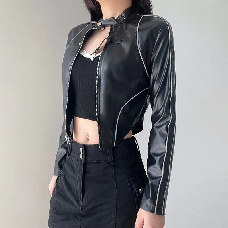 Nan fleece minimalist parka high fashion windbreaker