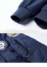 Urban quilted fleece zip-up graffiti vintage