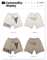 prints loose edging sport shorts quarter pant unique shorts style 7