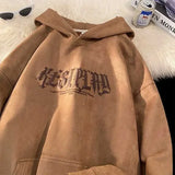 Autumn And Winter Coats For Men American Trendy Brand Loose Suede Swea
