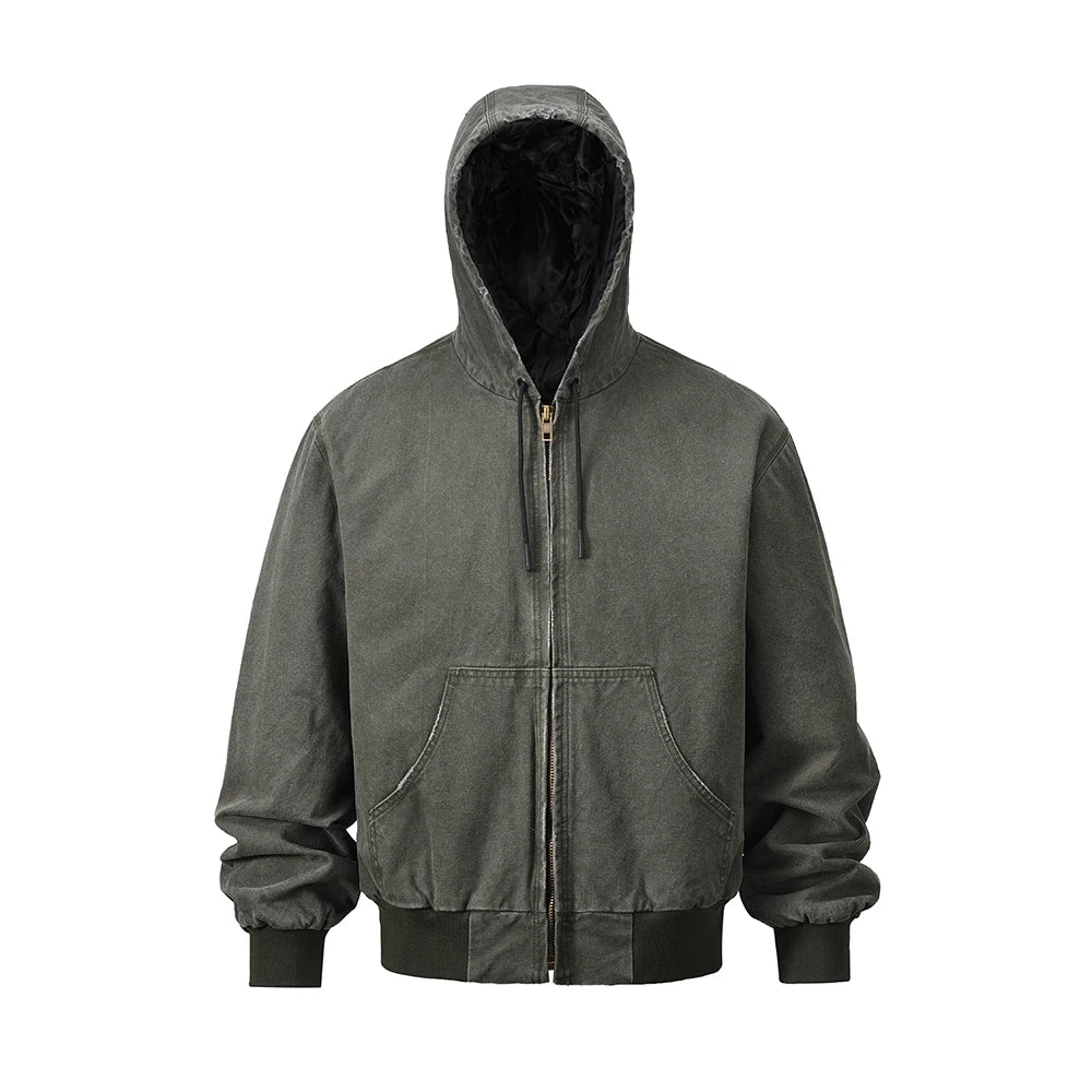 Hooded fleece oversized winter cotton women