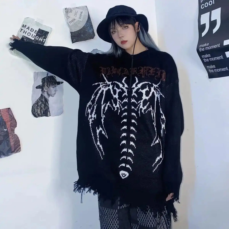 varsity knit sweater with retro streetwear styling for fall and winter outfits, ideal for men’s fashion and seasonal streetwe