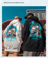 Funny Vacation Bear Graphic Printed Hoodies For Men Streetwear Hip Hop