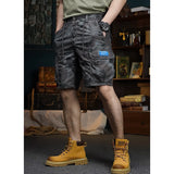 summer cargo shorts mens loose five pocket multi pocket outdoor motorcycle camouflage pants mens shorts unique cargo style 997