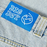 vintage big boy embroidery denim shorts hot sell men y2k basketball skate harajuku men streetwear baggy jeans men clothing unique jeans style 4837