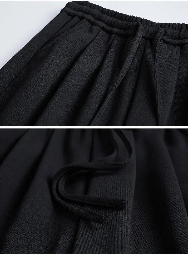 men women loose casual streetwear fashion wide leg sport pants jogger sweatpants hip hop trousers baggy pants unique joggers style 1709