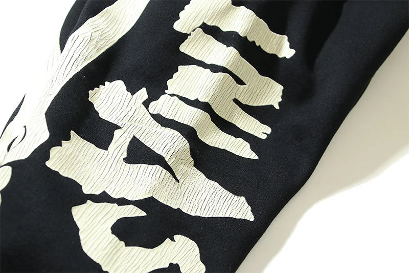 kapital bone elephant print mens american retro sports pants unique default style 4803
