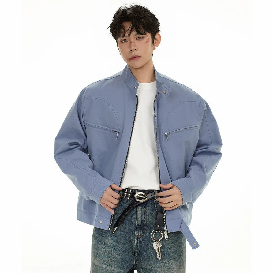 retro baseball outerwear, daily essential, men's streetwear fashion, trendy oversized fit, urban techwear design, modern hip 