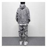 hip hop loose fit elastic waist pants fashion paisy ankle pants mens casual letter embroidery drewstring sportwear pants joggers unique joggers style 3521